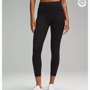 lululemon athletica | 25” high waist | fast & free | black | size 4